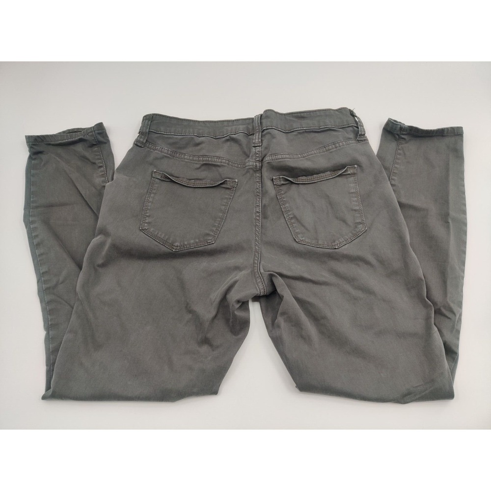 Universal Thread Women's Hi Rise Skinny Pants Charcoal Gray Button Fly Sz 12/31R - Picture 2 of 12